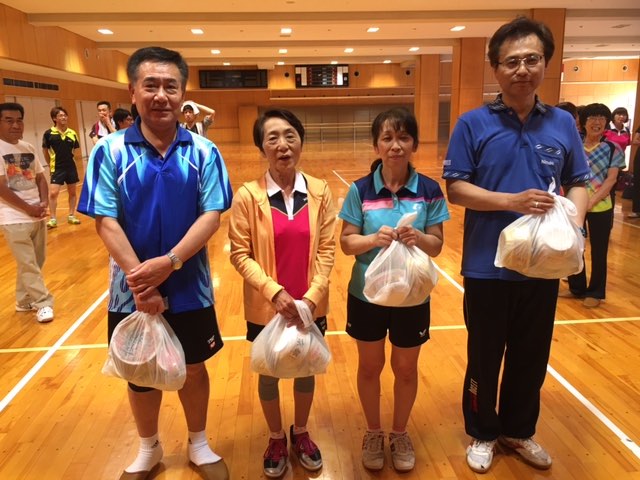 Aクラス優勝 村松・梶浦・大野(久)・谷(明)組