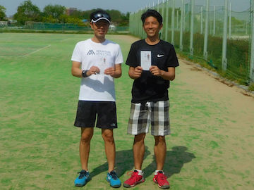 男子1位トーナメント優勝 玉置・松尾
